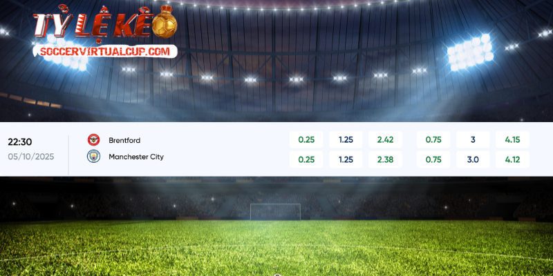 Nhận định - soi kèo Brentford vs Manchester City | 22:30 ngày 05/10/2025 1 Phân tích dữ liệu soi kèo Brentford vs Manchester City hé lộ ẩn số